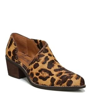 NEW ZODIAC Maddie Leopard Calf Hair Bootie